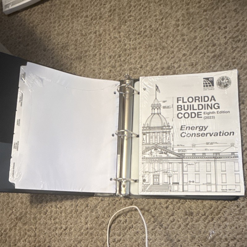 Florida Building Code-Energy Conservation 8th Edition Ringbound Reference 2023 gallery