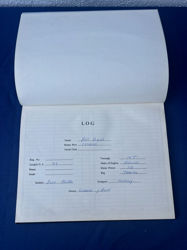 Perko Ships Marine Log Book Vintage Nautical gallery
