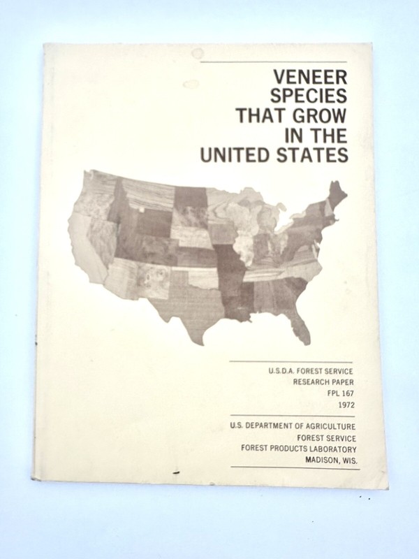 Veneer Species That Grow In The United States, US FOREST SERVICE Research 1972