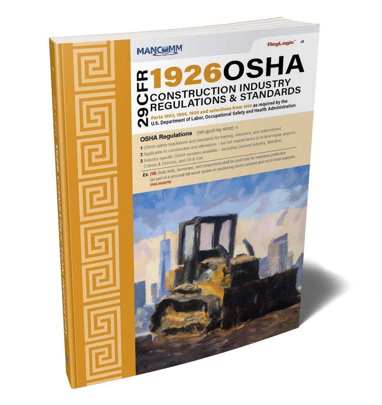 Mancomm 29 CFR Part 1926 OSHA Construction Standards & Regulations (Millenni…