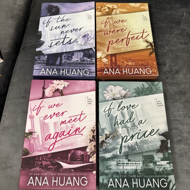 IF LOVE SERIES BY ANA HUANG LOT OF 4 Paperback LIKE NEW