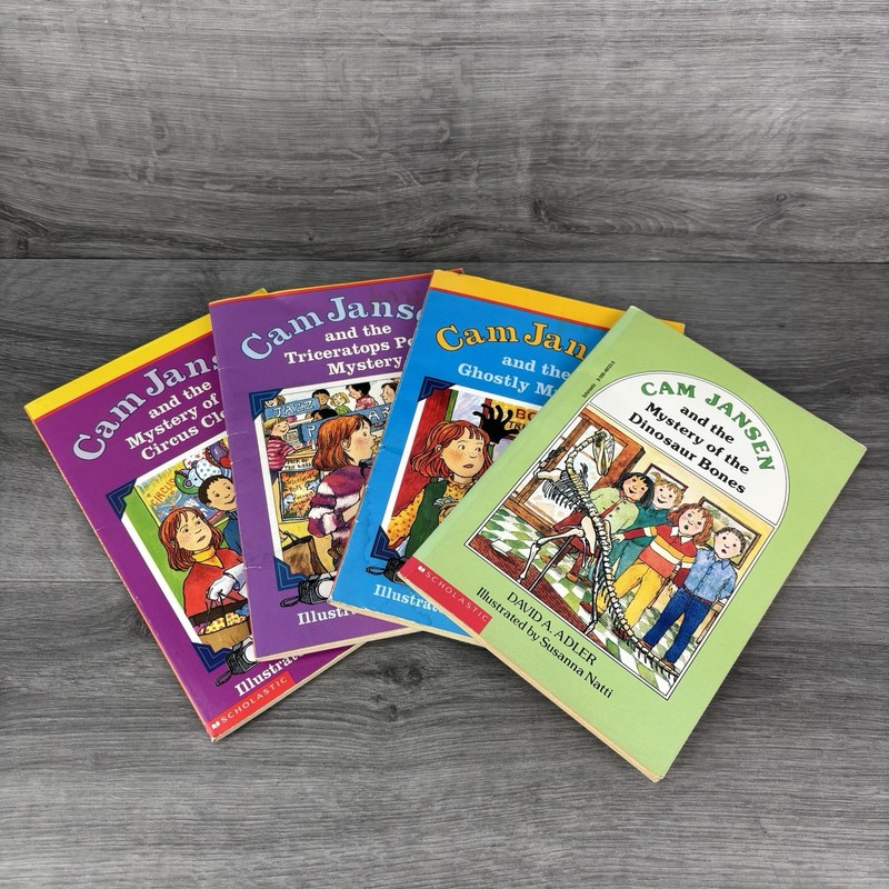 Cam Jansen David A Adler Softcover Book lot Of 4