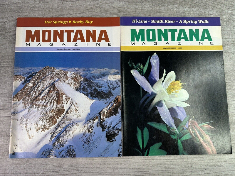 Vintage 1985 Lot Of 4 Montana Magazine Bimonthly Issues gallery