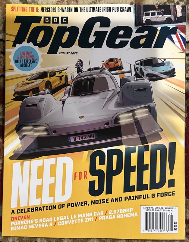 Bbc Top Gear Magazine August 2025 Issue 398 Need For Speed