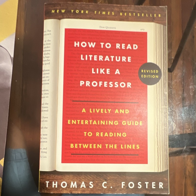 Thomas C. Foster How to Read Literature Like a Professor Rev Ed 2014 TPB