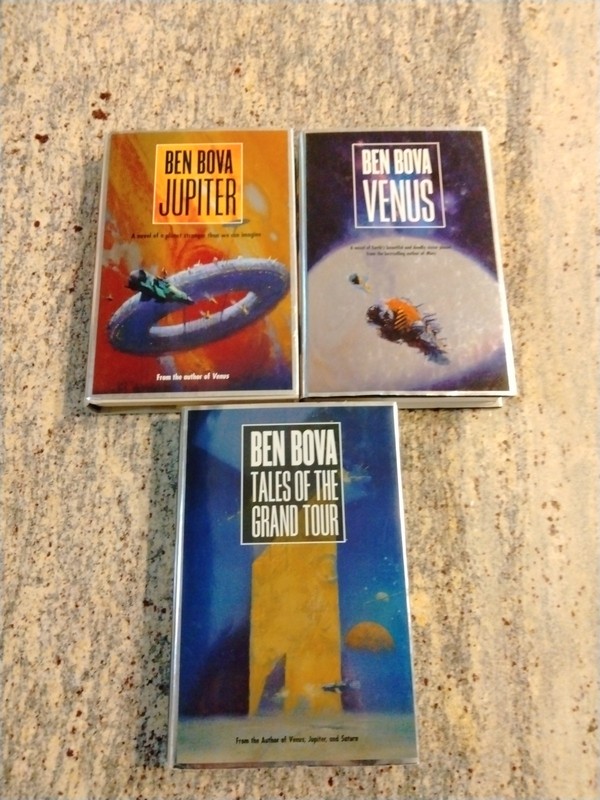 Ben Bova Lot of 3 Hardcover Books – Jupiter – Venus – Tales of the Grand Tour