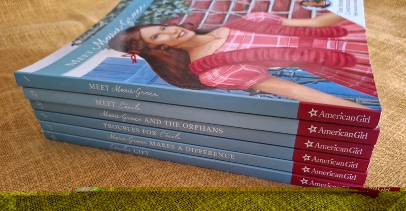 Cecile and Marie-Grace American Girl Doll Book Box Set Collection 6 Books EUC