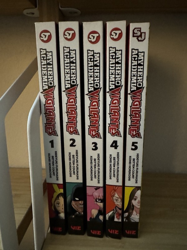My Hero Academia: Vigilantes Manga Volumes 1-5