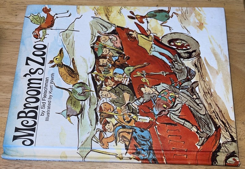 McBroom's Zoo by Sid Fleischman Kurt Werth 1972 Vintage Weekly Reader Hardcover gallery