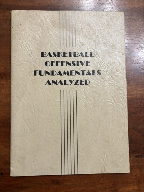 Basketball Offensive Fundamentals Analyzed Coaching Booklet Blair Gullion 1954