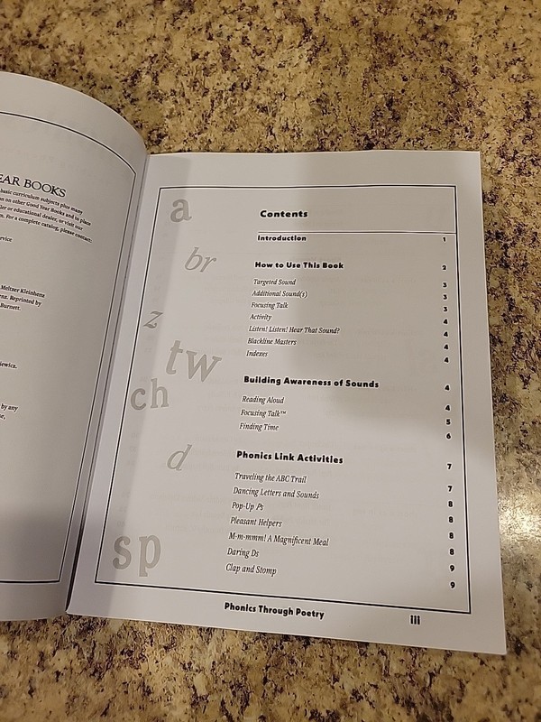 Phonics Through Poetry : Teaching Phonemic Awareness Using Poetry, Grades PreK-1 gallery