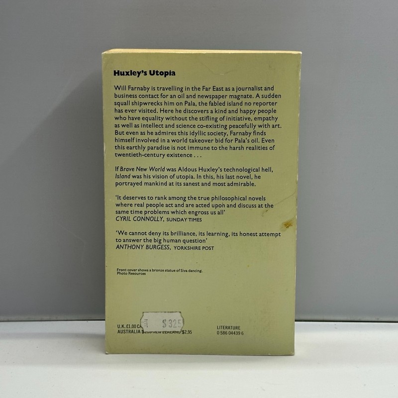 Island by Aldous Huxley - The Author's Final, Utopian Vision Novel gallery