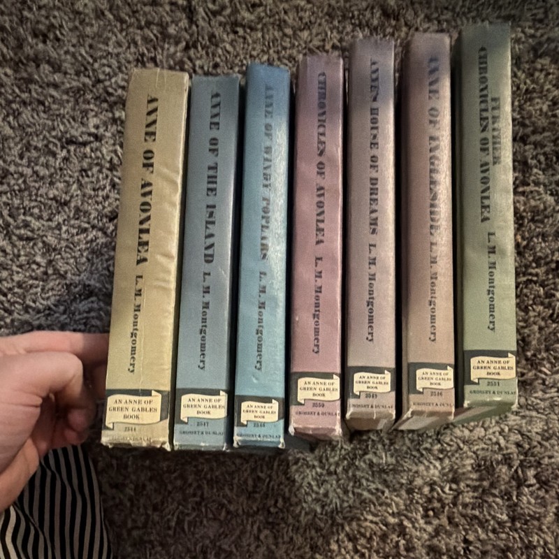 L. M. Montgomery Anne of Green Gables Lot 7 Hardcover Dust Jacket YA Fiction gallery