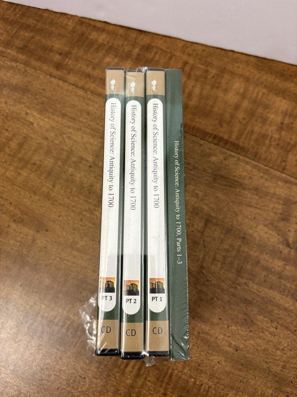 The Great Courses History of Science: Antiquity to 1700 DVD Set / Book Parts 1-3