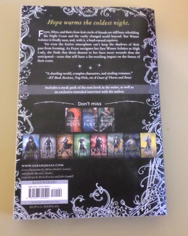 Sarah J. Maas A Court of Frost and Starlight Paperback first print original art gallery