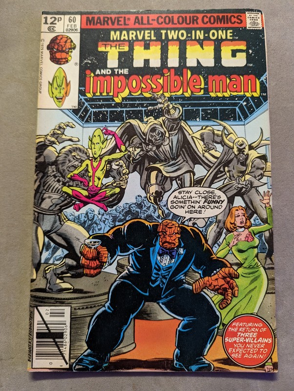 Marvel Two-In-One #60, Marvel Comics, 1980, The Thing, Marvel Comics