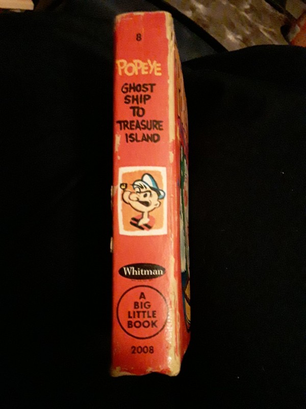Popeye Ghost Ship To Treasure Island A Big Little Book 1967 Whitman Publishing gallery