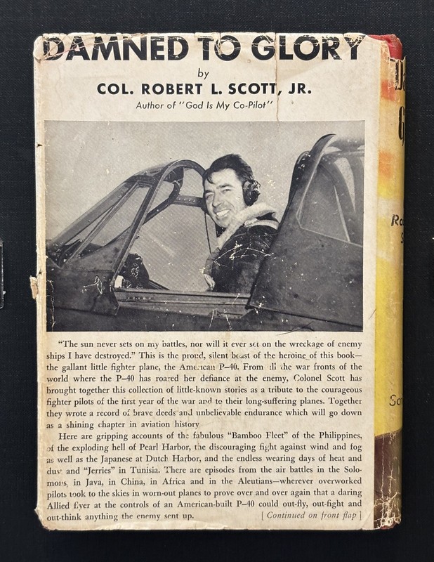Damned to Glory by Robert L. Scott Jr. 1944 - First edition First printing gallery