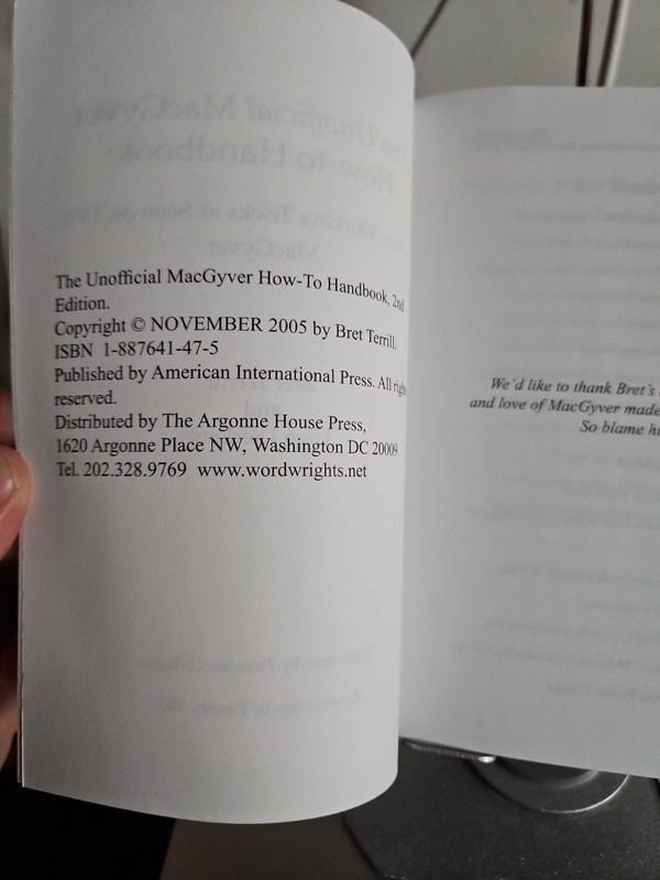 Unofficial MacGyver How-To Handbook: Revised 2nd Edition / Complete Episode List gallery