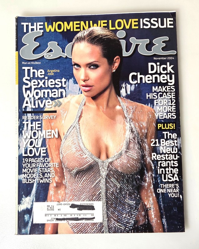 Esquire Magazine Britney Fold-Out Angelina Jolie Women We Love November 2004 LN!