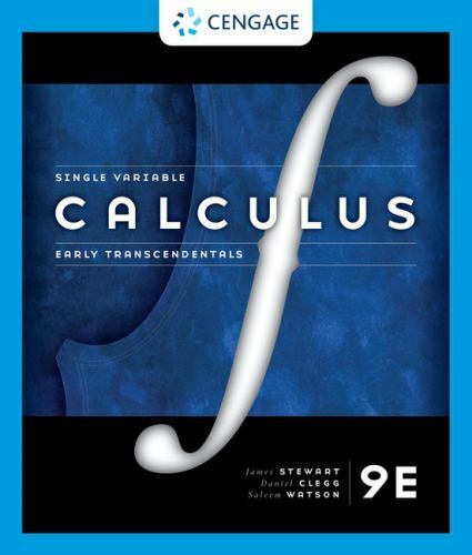 Single Variable Calculus : Early Transcendentals by Clegg Stewart Watson 9ed IE
