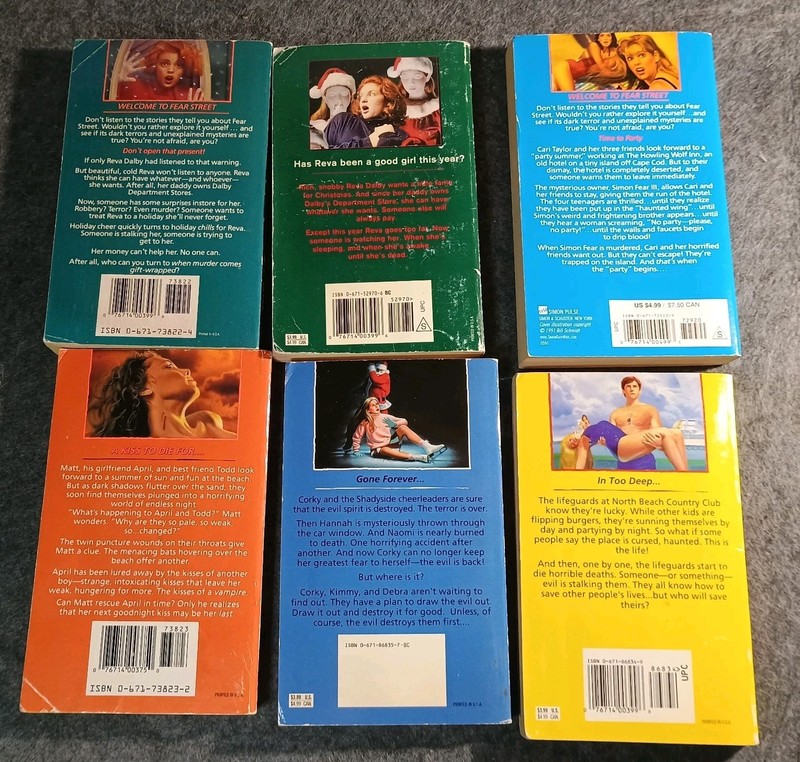 RL Stine FEAR STREET Book Lot 25 Paperbacks YA Horror Vintage Retro gallery