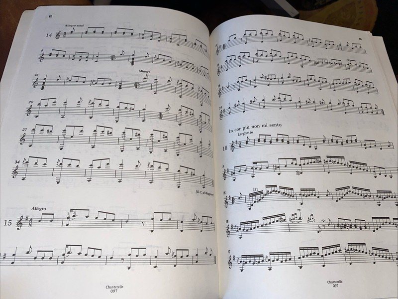 Chanterelle 097 ED N. Paganini Complete Solo Guitar Works Vol 1 /43 Ghiribizzi gallery