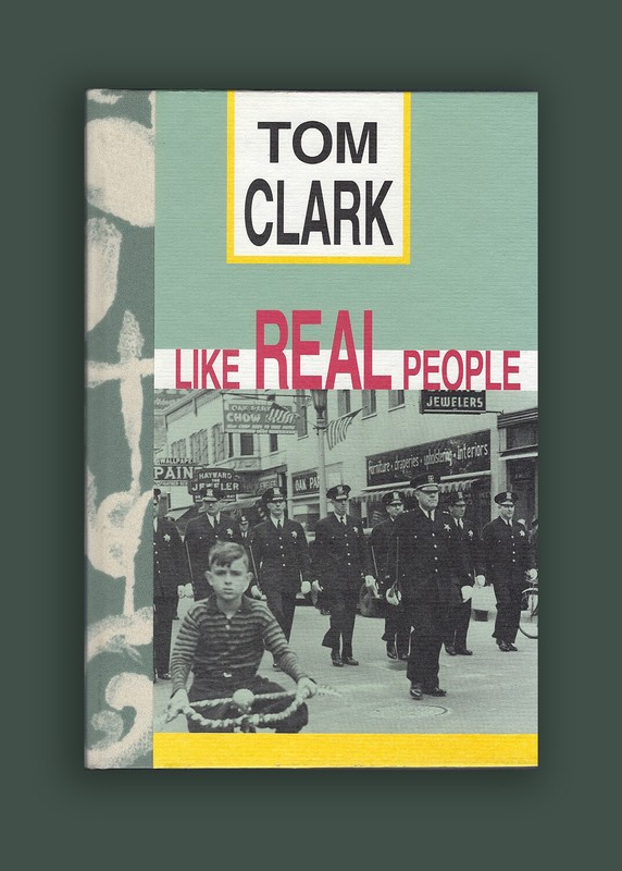 Like Real People Tom Clark Black Sparrow Press Book Signed, Lettered, w/ Drawing