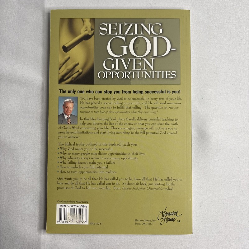 Seizing God-Given Opportunities: - Paperback, by Jerry Savelle - Good gallery