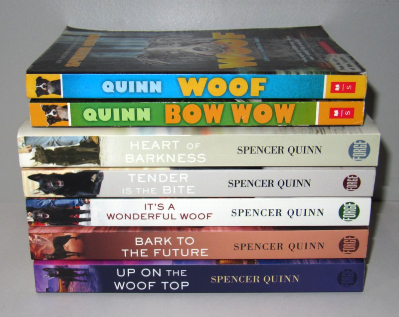 Lot of 7 books by Spencer Quinn TPB Chet & Bernie Mysteries, Bowser & Birdie