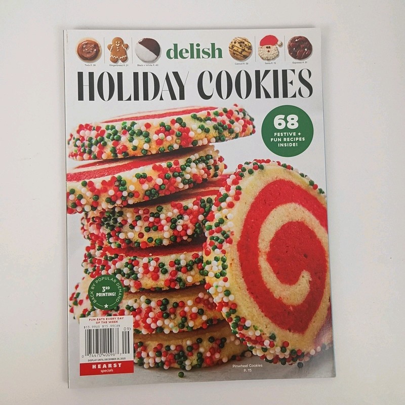Holiday Cookies Hearst Delish Magazine Christmas 2025
