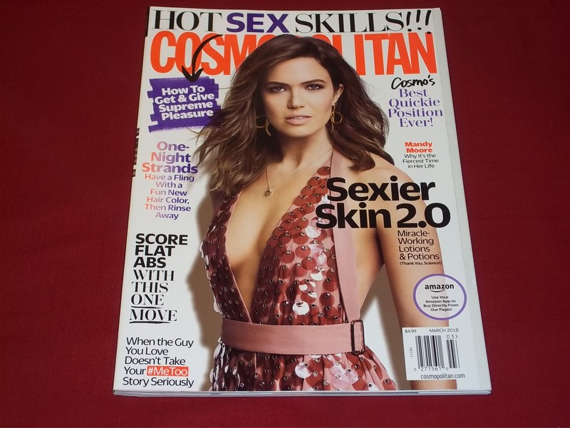 2018 MARCH COSMOPOLITAN MAGAZINE – MANDY MOORE – FRONT COVER – PB 2259