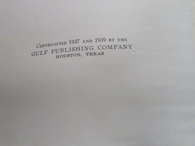 Vintage 1939 Practical Petroleum Engineers Handbook 2nd Edition Book gallery