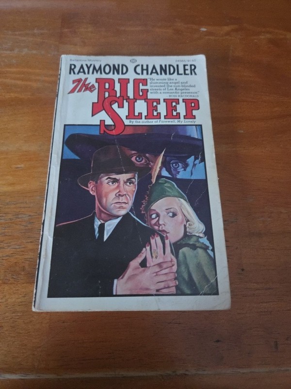 1975 Vintage Books – The Big Sleep by Raymond Chandler Paperback Book