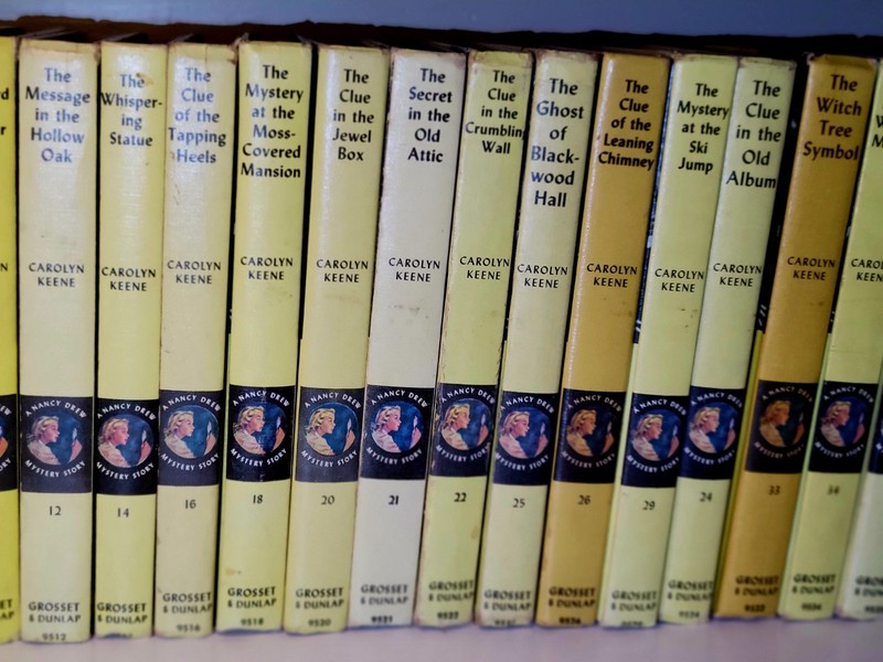 Vintage Nancy Drew & Dana Girls Lot 47 Books Grosset Dunlap Yellow Spine Keene gallery