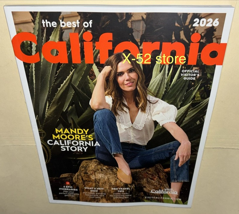Mandy Moore cover Best of California 2026 Magazine Visitors Guide Book 192 pages