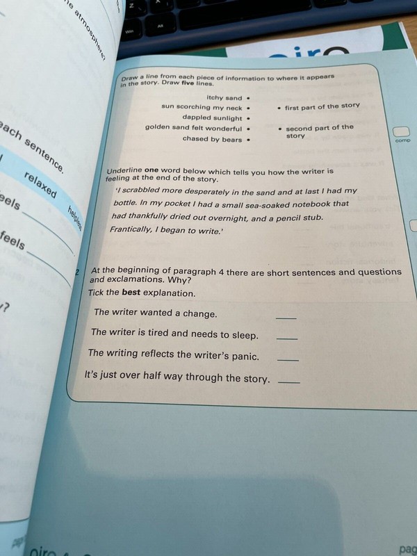 PIRA (PROGRESS IN READING ASSESSMENT) SPRING YEAR 4. TEST PAPER AND ANSWERS. NEW gallery