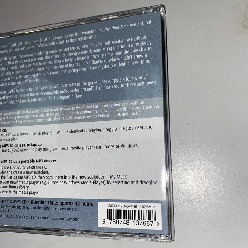 Peter Lovesey THE TOOTH TATTOO - Audio Book - Audio CD gallery