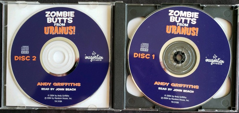 Zombie Butts from Uranus! by Andy Griffiths (2004, CD, Abridged) Comedy Rare VGC gallery