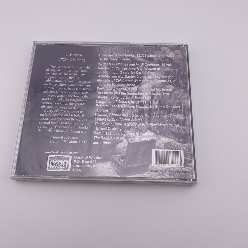 Woman: Her History CD-ROM 34 Rare Books on Women’s Rights, Feminism, PDF Format gallery