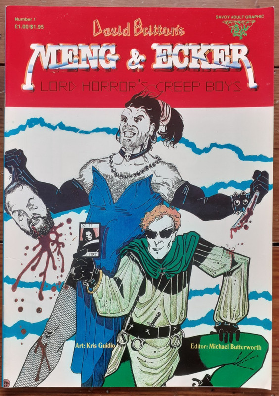 DAVID BRITTON’S MENG & ECKER: LORD HORROR’S CREEP BOYS #1, SAVOY, 1989, FN/VF
