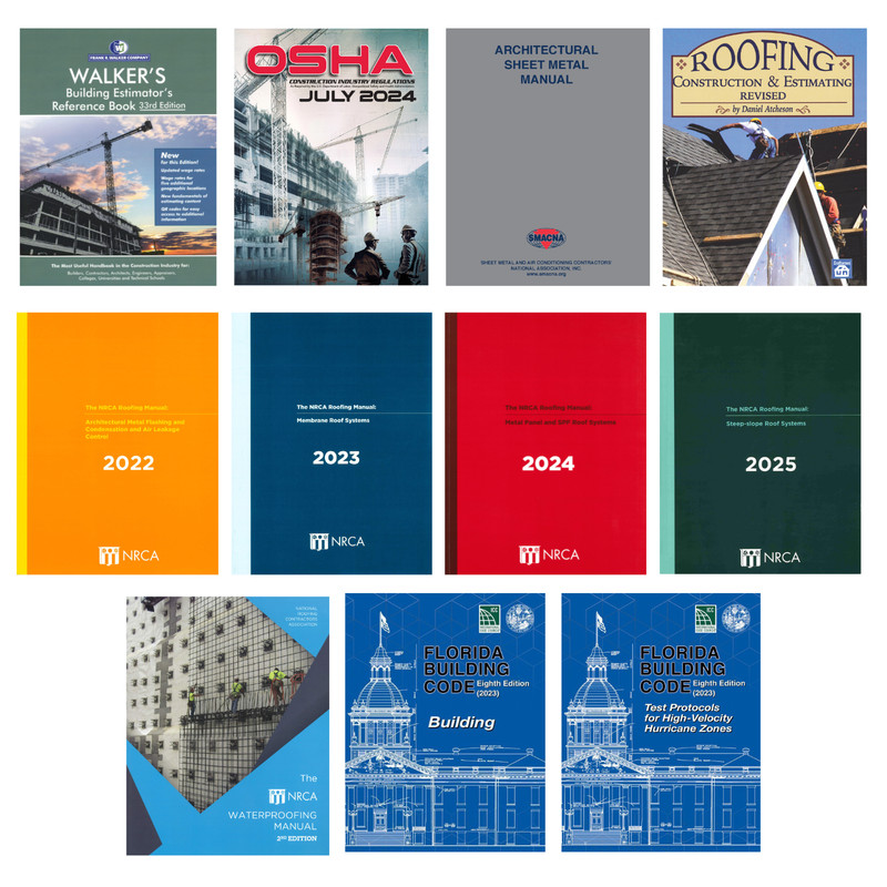 BOOK SET – FLORIDA – Roofing Contractors Trade Knowledge Exam