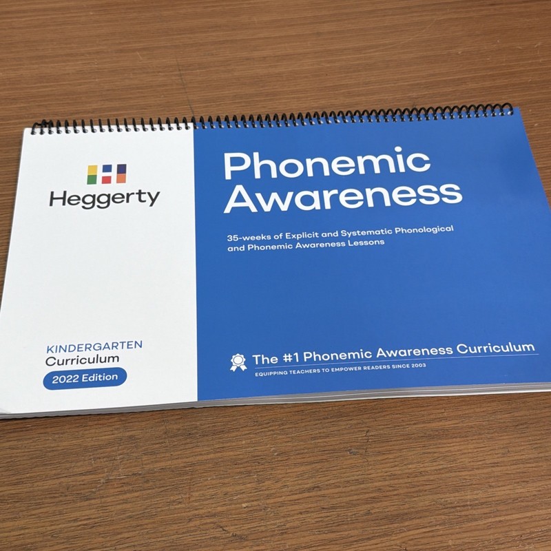 Heggerty Phonemic Awareness Book Kindergarten Curriculum 2022 Edition UNUSED