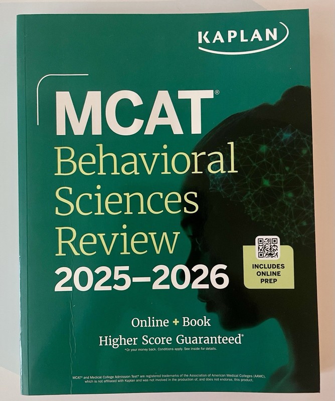 Kaplan Test Prep Ser.: MCAT Behavioral Sciences Review 2025-2026 : Online + Book