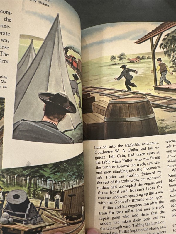 Vintage HOW AND WHY WONDER Book of Railroads - 48 Pages - Clean! gallery