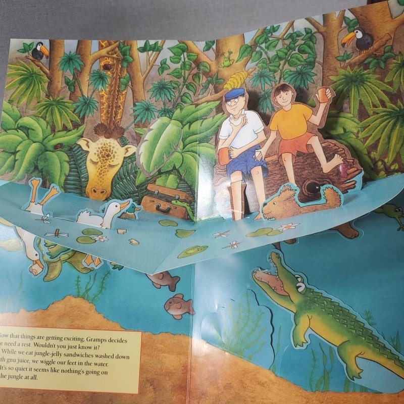 Jungle Adventure Pop-Up Vacation by Helen Balmer 1993 Hardcover Book gallery