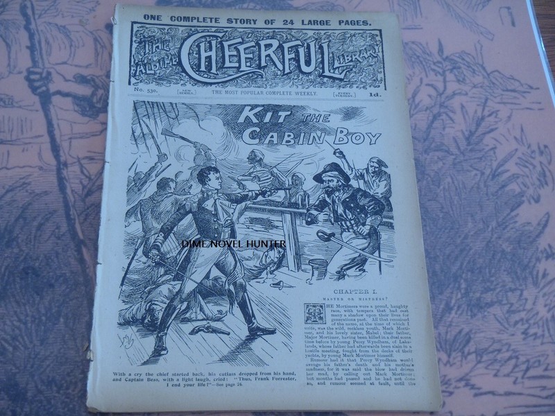PIRATE COVER ALDINE CHEERFUL LIBRARY #530 GBR PENNY DREADFUL DIME NOVEL