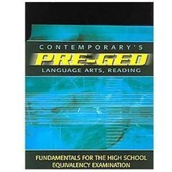 Contemporarys Pre-Ged: Language Arts, Reading by McGraw-Hill