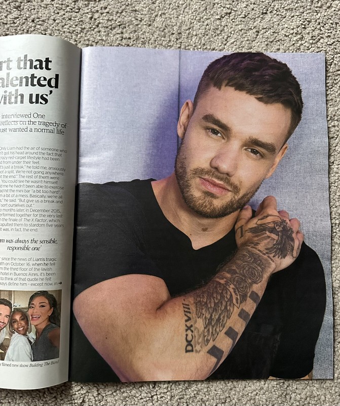 The Sun On Sunday Fabulous Mag 17th November 2024 17/11/24 Liam Payne 1D Tribute gallery