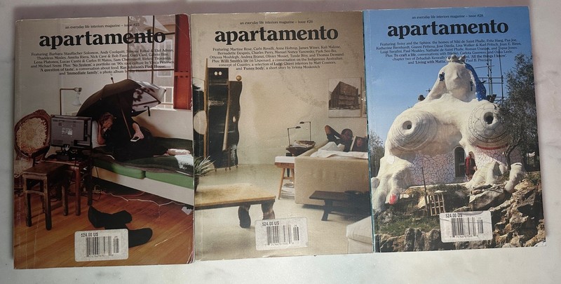 Rare Apartamento Magazine Lot Issues #25 #26 #28 OOP Design Art Architecture